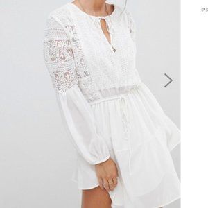 ASOS Crochet Smock Dress